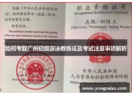 如何考取广州初级游泳教练证及考试注意事项解析